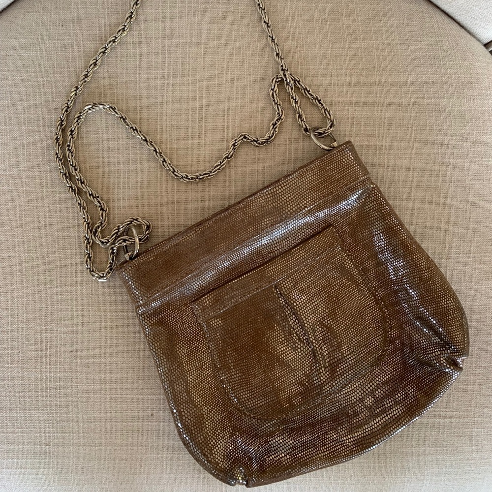 Laura Merkin Metallic Shoulder Bag